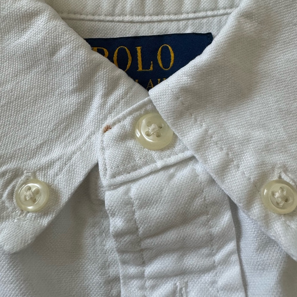 Polo by Ralph Lauren White Short Sleeve Shirt kids - Picture 3 of 3